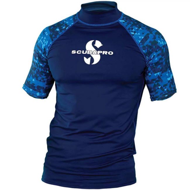 Scubapro Aegean UPF 50 Rashguard Short Sleeve Herren