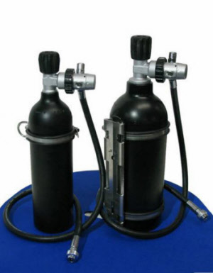 Argon Set Dry Dive Aluminum Tank 0.85 lt.